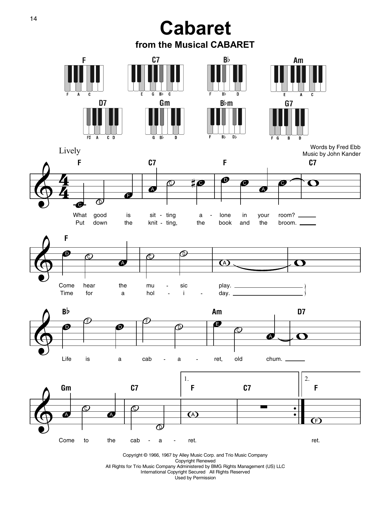 Produktbild zu: Cabaret