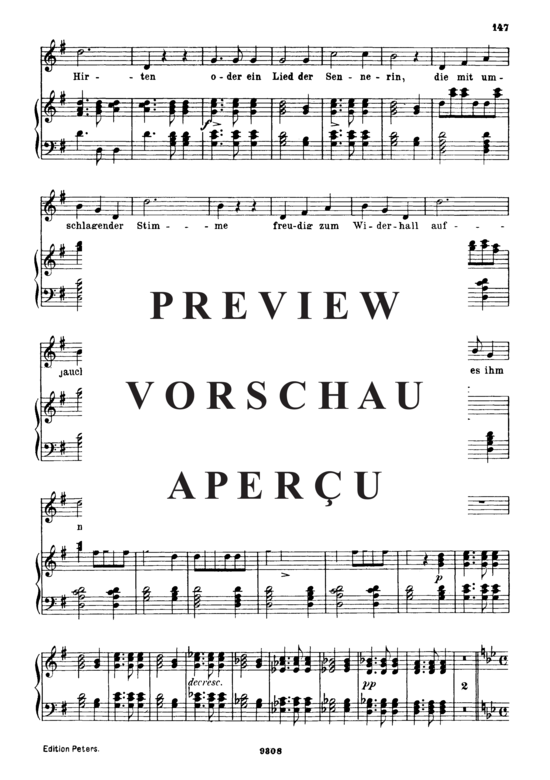 gallery: Das Heimweh D.851 , , (Gesang hoch + Klavier)
