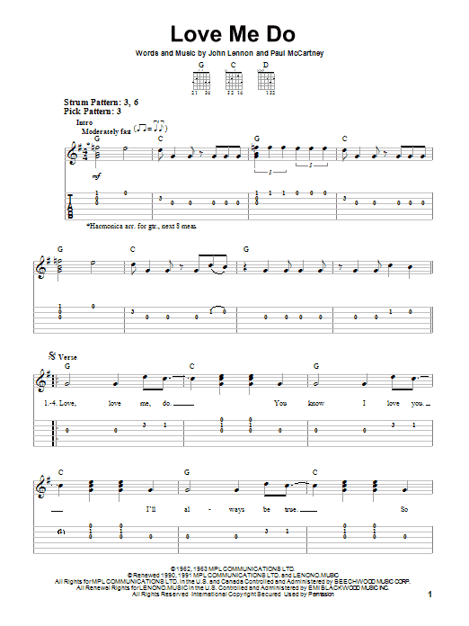 Product gallery: Page 1 of 1 Love Me Do, The Beatles