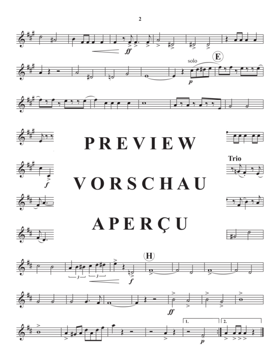 Produktgalerie: Seite 12 von 18 The Mad Major , , (Blechbläserquintett)