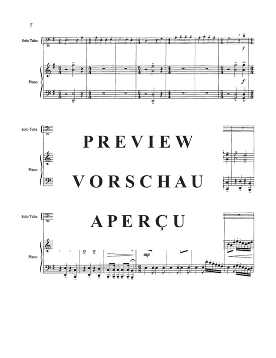 Produktgalerie: Seite 12 von 21 Suite No. 3 , , (Tuba + Klavier)