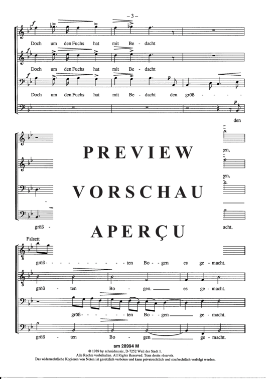 Product gallery: Page 4 of 7 Der tanzende Hase , , (male choir)