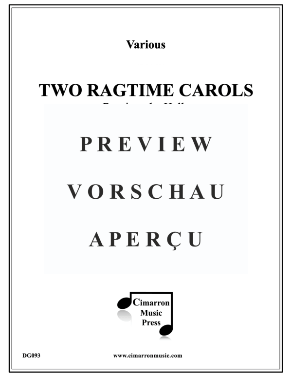 Produktgalerie: Seite 2 von 11 Two Ragtime Carols, , Blechbläser Quartett