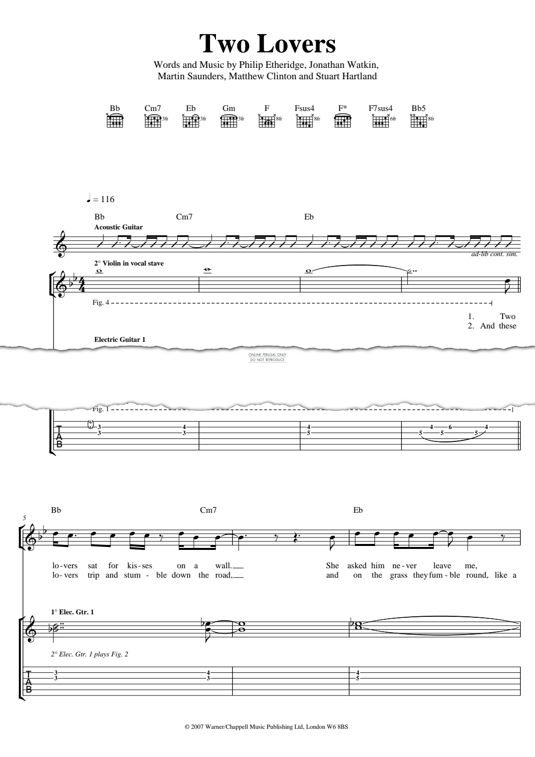 Produktgalerie: Seite 1 von 1 Two Lovers, The Twang, Gesang, Gitarre