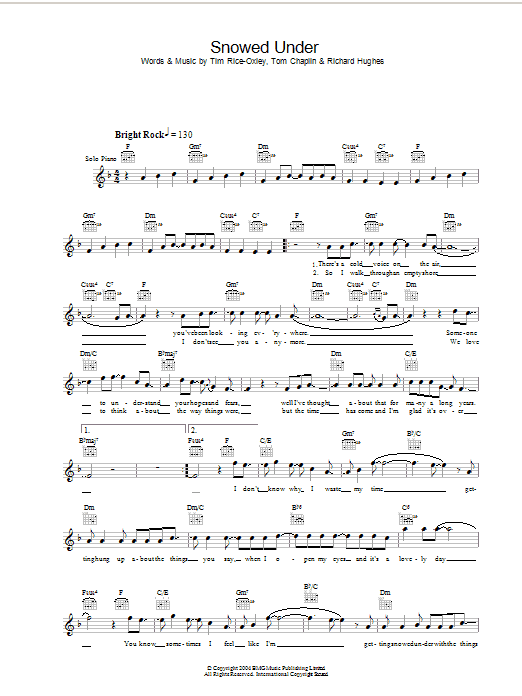 Produktgalerie: Seite 1 von 1 Snowed Under, Keane, Melodieinstrument