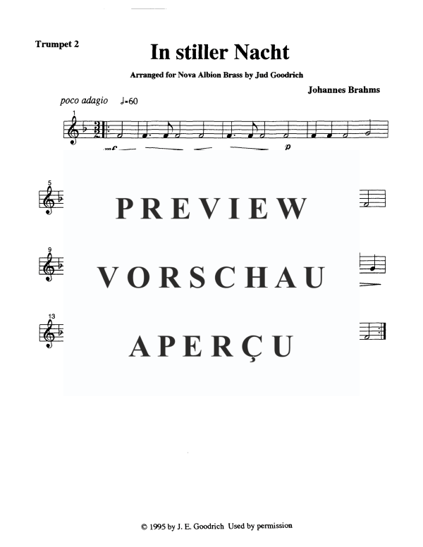 Produktgalerie: Seite 7 von 11 In stiller Nacht (In the Still Night), , Blechbläser Quintett