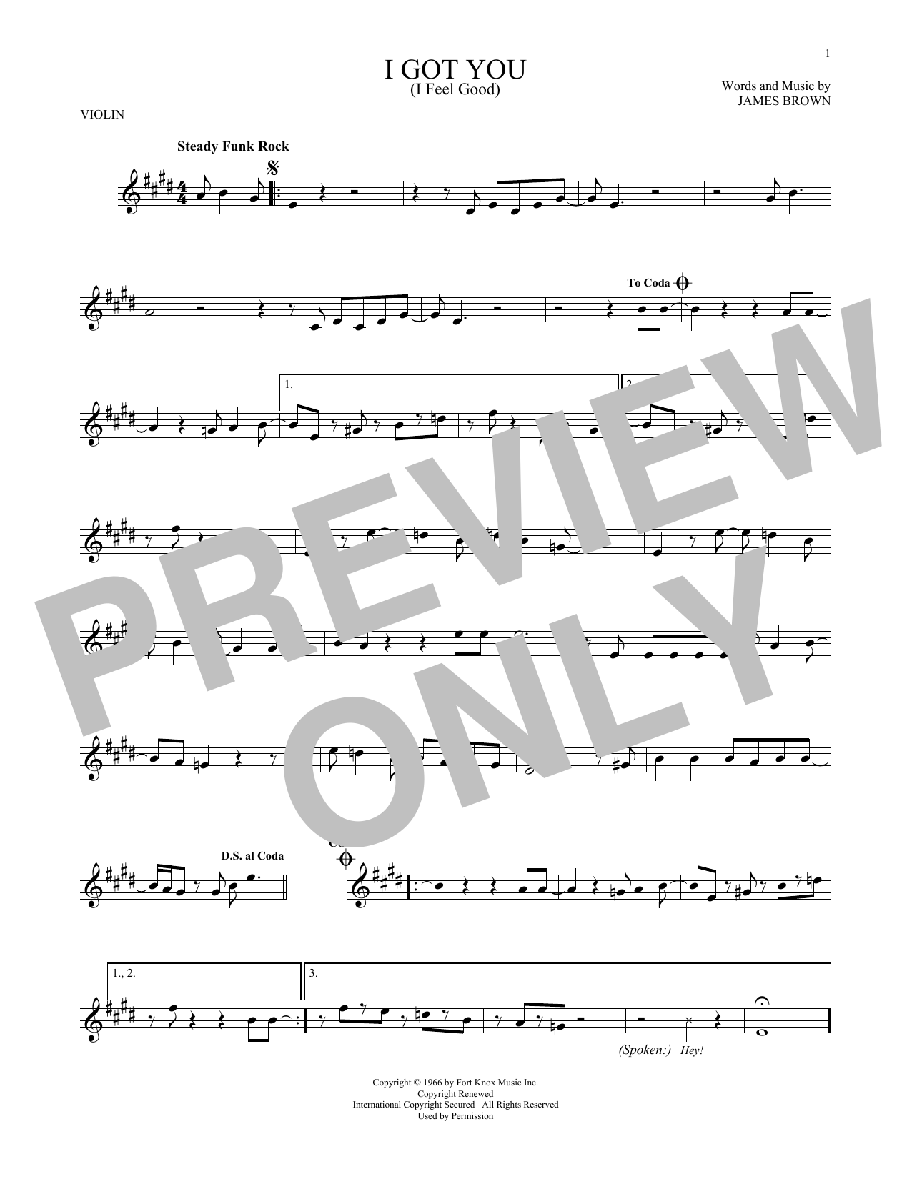 Product gallery: Page 1 of 1 I Got You (I Feel Good), James Brown