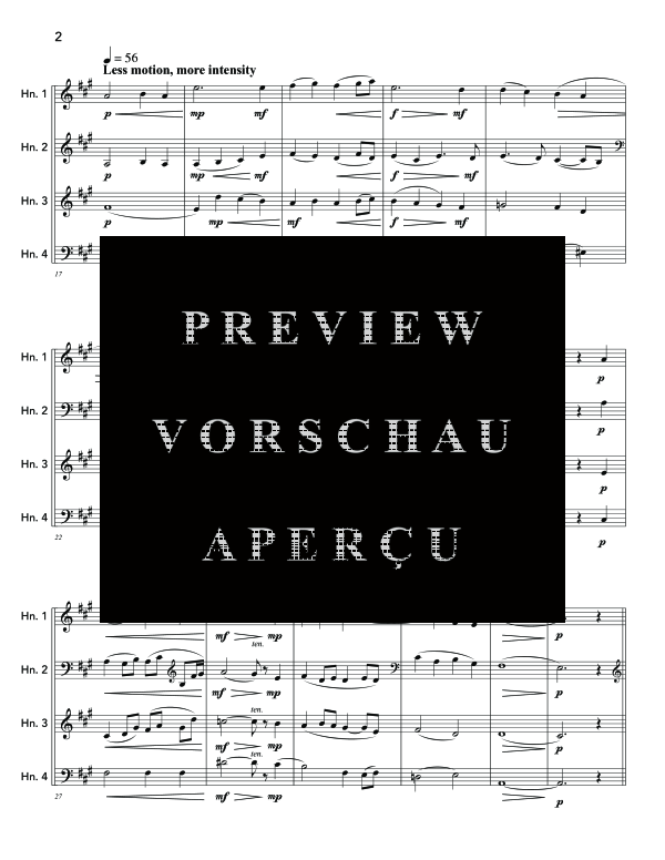 Produktgalerie: Seite 8 von 11 St. Vincent, , (Horn Quartett oder Ensemble)