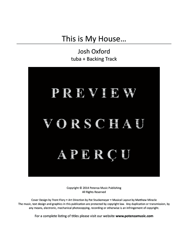 gallery: This is My House..., , (Tuba Solo + Backimg Track)