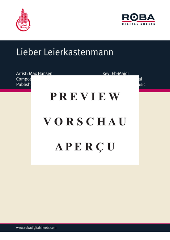 gallery: Lieber Leierkastenmann , Hansen, 	Max, (Klavier + Gesang)