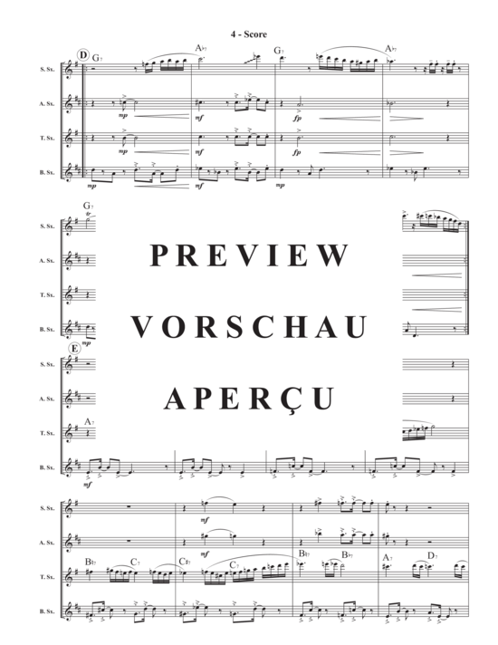 Product gallery: Page 6 of 19 Fort Worth Funk , , (Saxophone Quartet SATB)