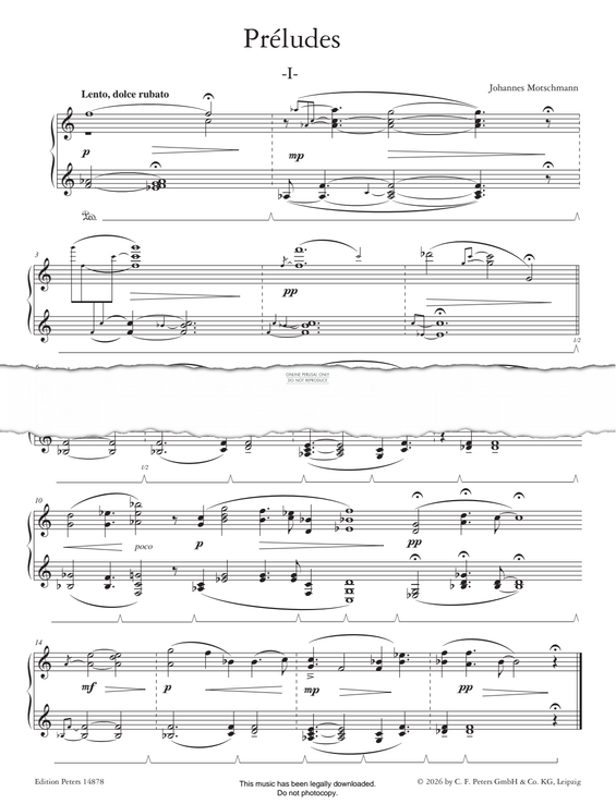 Produktgalerie: Seite 1 von 1 Préludes, Johannes Motschmann, Klavier