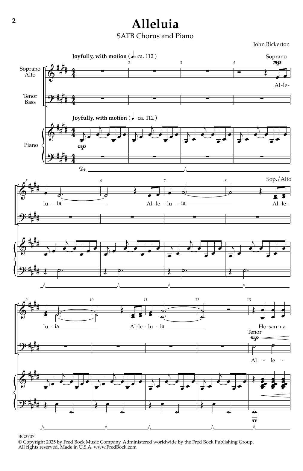 Produktbild zu: Alleluia