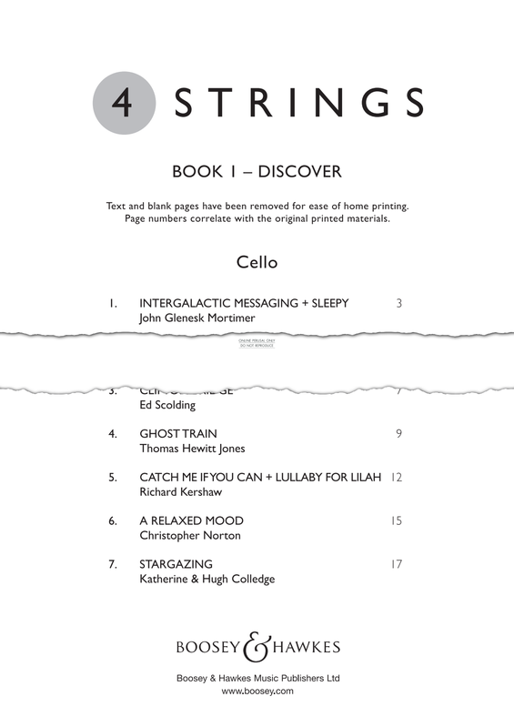 Produktgalerie: Seite 1 von 1 4 Strings Book 1 - Discover, Various, Violoncello