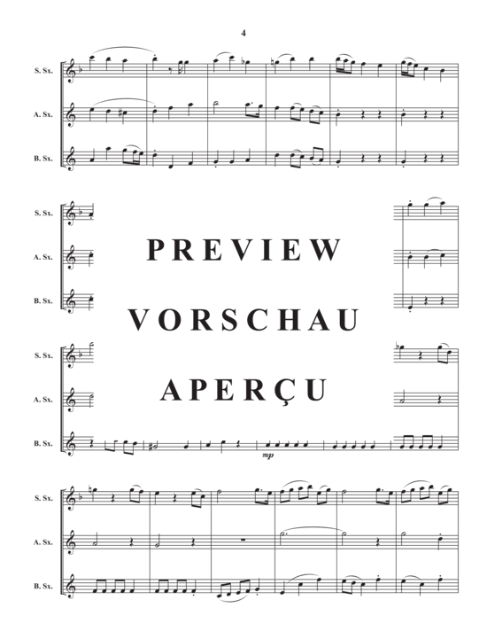 Product gallery: Page 6 of 13 Trio , , (Saxophone Trio SAB)