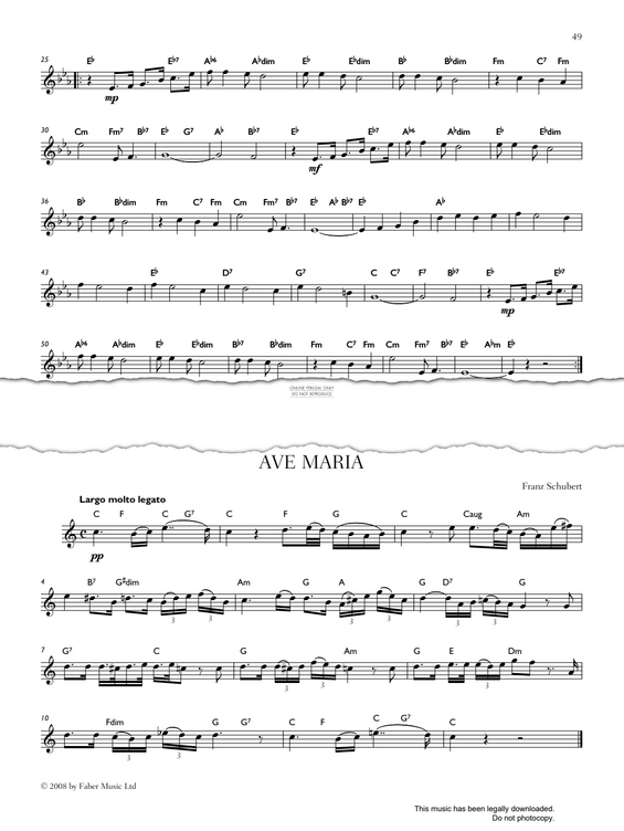 Produktgalerie: Seite 1 von 1 Ave Maria, Franz Schubert, Trompete