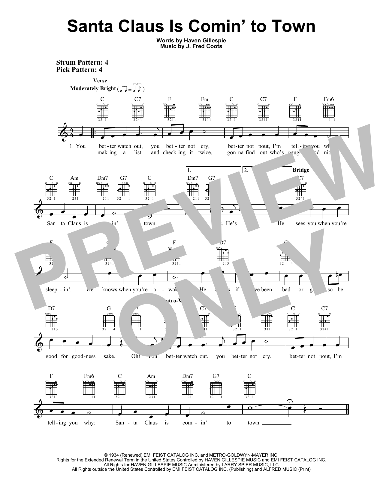 Produktbild zu: Santa Claus Is Comin' To Town