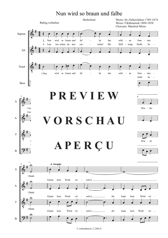 Product gallery: Page 2 of 3 Nun wird so braun und falbe , , (mixed choir)