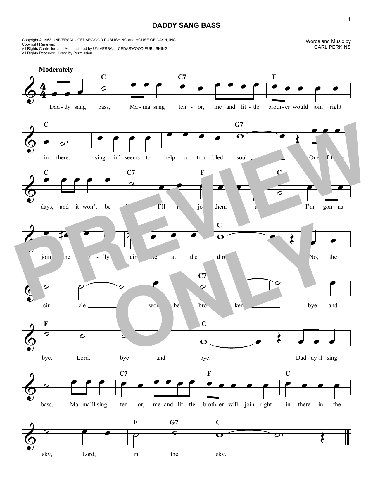 Produktbild zu: Daddy Sang Bass
