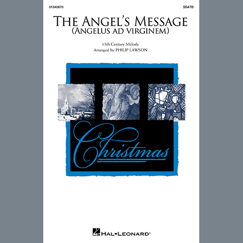 cover: The Angel's Message (Angelus Ad Virginem) (arr. Philip Lawson), 13th Century Melody