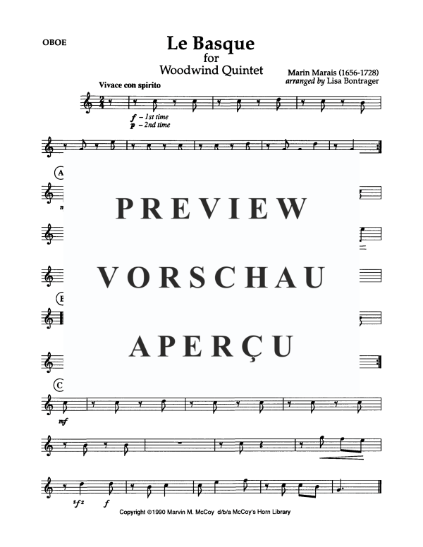 Product gallery: Page 9 of 11 Le Basque, , Wind Quintet