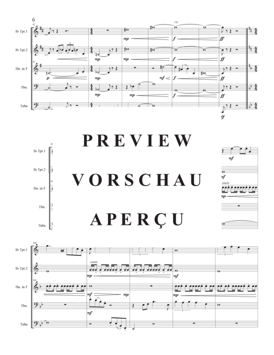 Produktgalerie: Seite 9 von 21 Brass Miniatures , , (Blechbläserquintett)