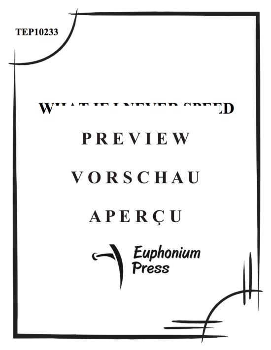 Product gallery: Page 2 of 9 What if I Never Speed , , (euphonium + piano)