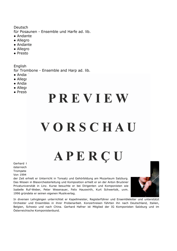 Product gallery: Page 3 of 11 Music in the Air, , (Trombone Ensemble)