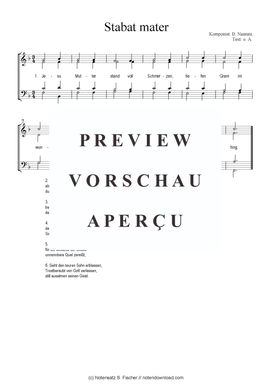 Produktbild zu: Stabat mater Das geistliche Volkslied