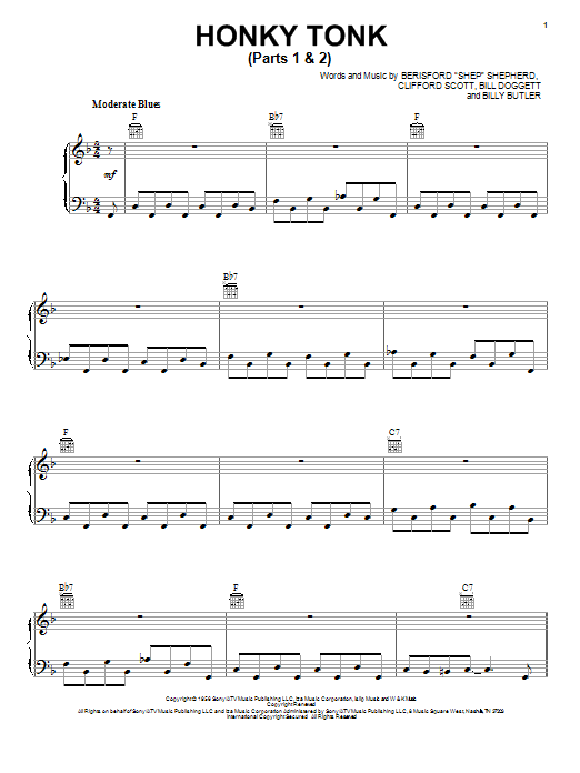 Produktbild zu: Honky Tonk (Parts 1 & 2)