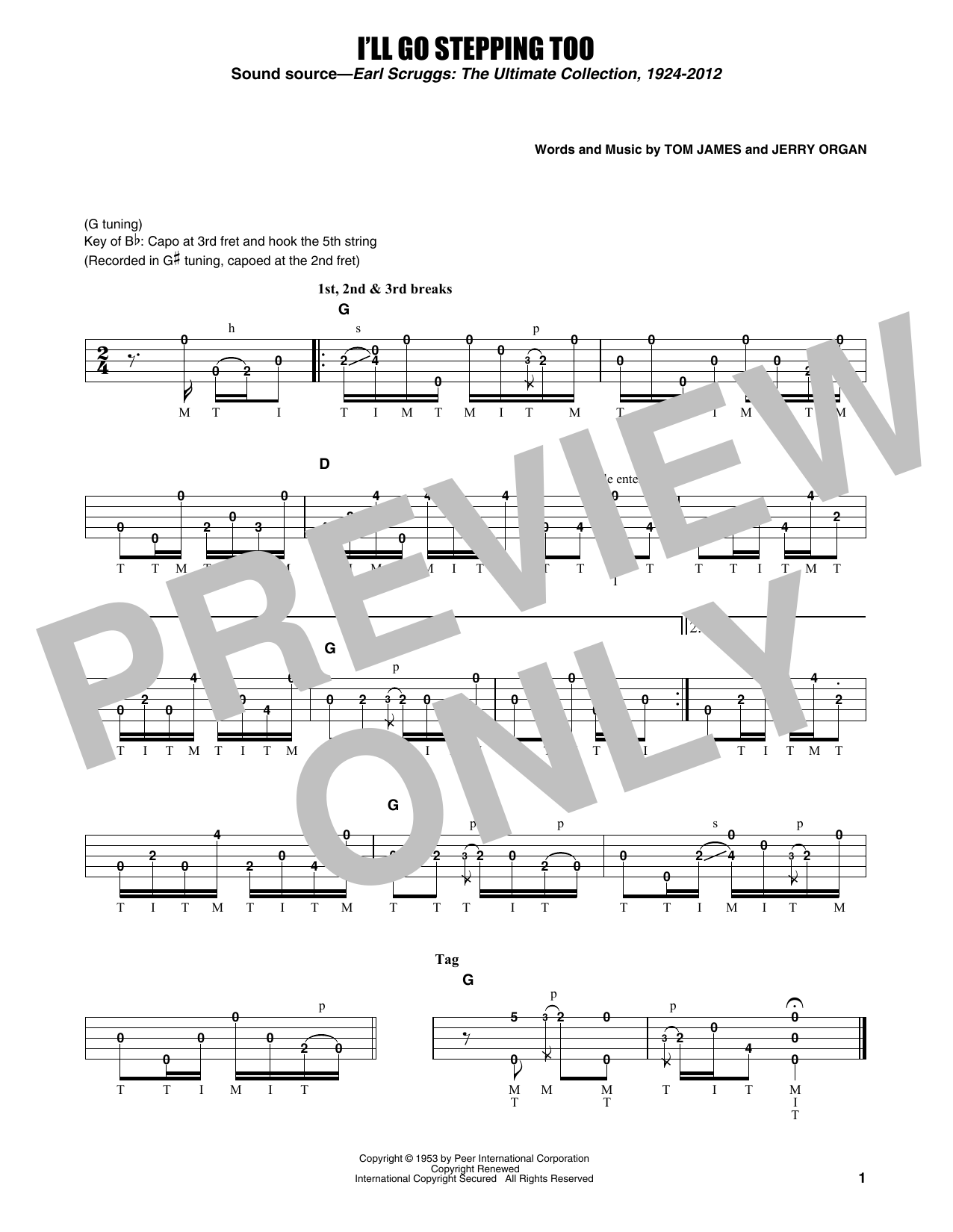 Product gallery: Page 1 of 1 I'll Go Stepping Too, Earl Scruggs