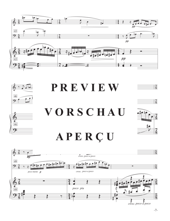 Product gallery: Page 10 of 21 Fugue and Postlude , , (flute, bassoon and piano)