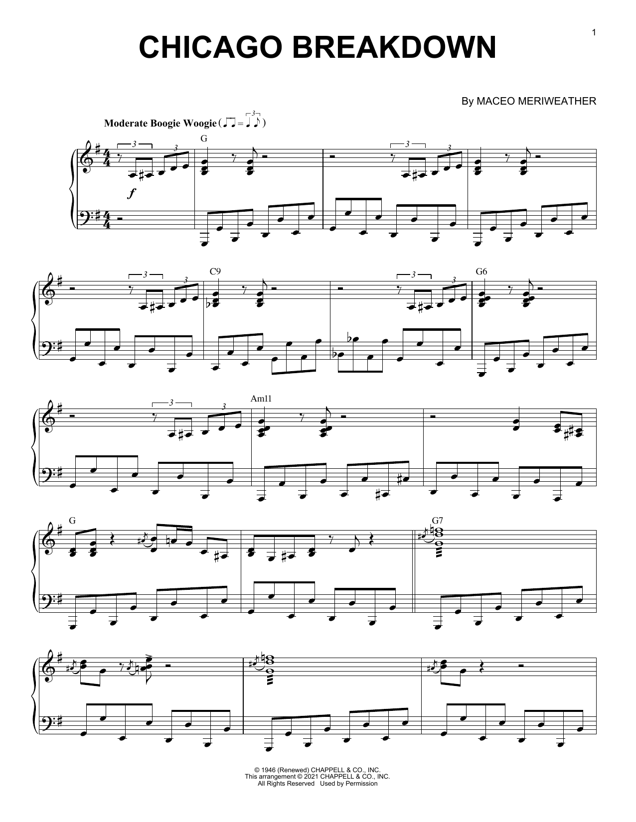 Produktbild zu: Chicago Breakdown (arr. Brent Edstrom)