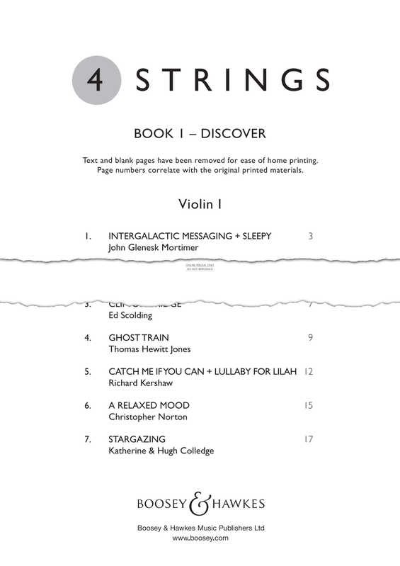 Produktgalerie: Seite 1 von 1 4 Strings Book 1 - Discover, Various, Violine