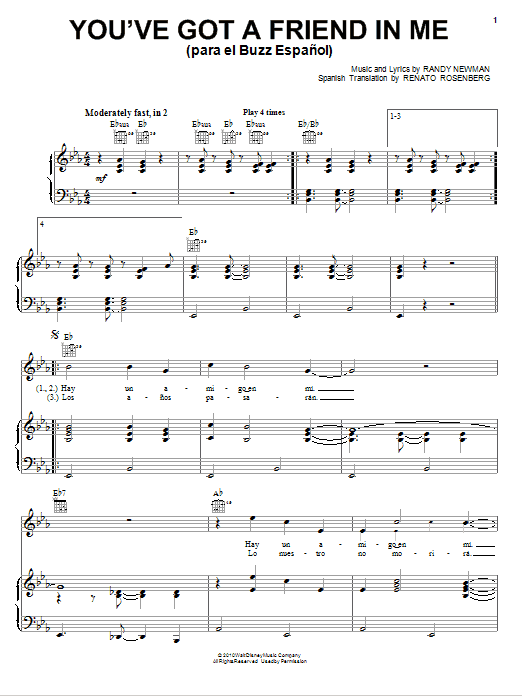 Produktbild zu: You've Got a Friend in Me (para el Buzz Español) (from Toy Story 3)