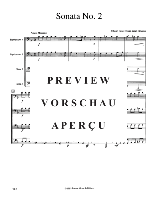 Product gallery: Page 3 of 15 Sonata No. 2 , , (Tuba Quartett EETT)