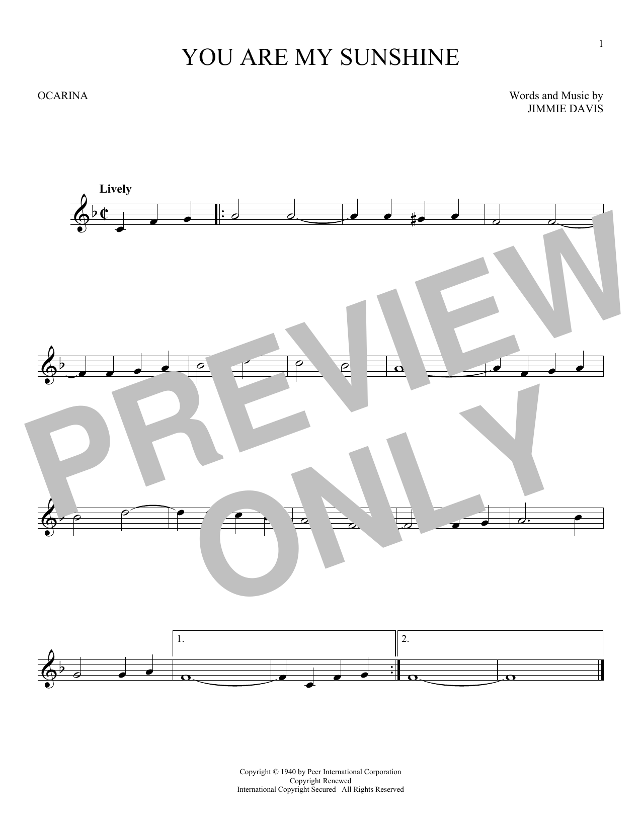 Product picture to:  You Are My Sunshine - Jimmie Davis