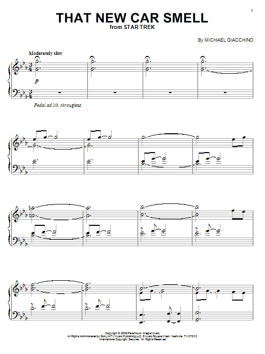Product gallery: Page 1 of 1 That New Car Smell, Michael Giacchino