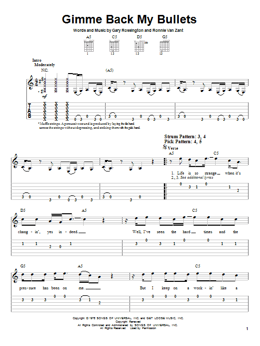 Produktbild zu: Gimme Back My Bullets