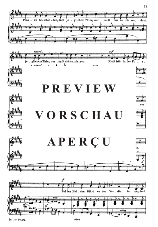 Product gallery: Page 3 of 4 Rätsel, Op.25 No.16, , High Voice and Piano