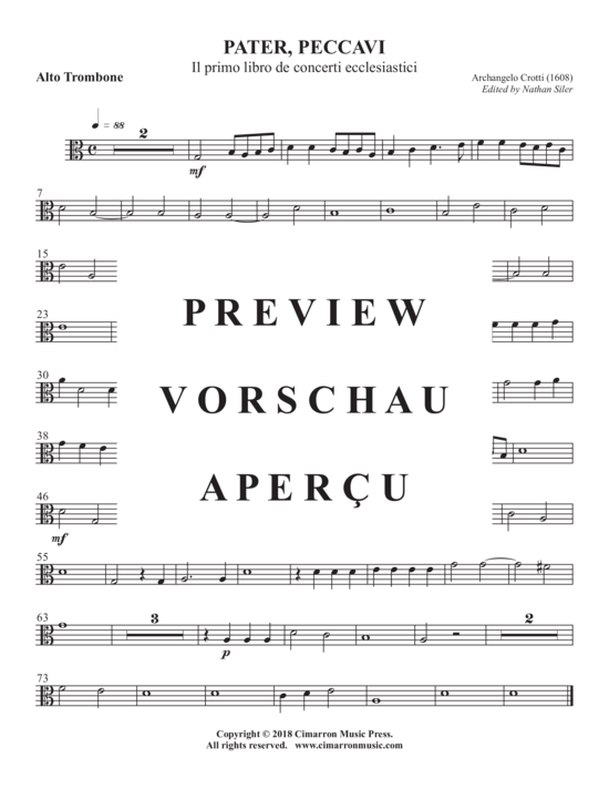 Product gallery: Page 8 of 11 Pater, Peccavi , , (Ensemble for alto, flugelhorn, 3x trombone + BC)