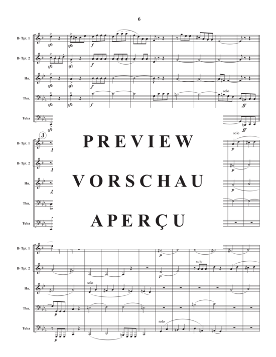 Produktgalerie: Seite 8 von 21 Mvt. 1 from Symphony No. 5 , , (Blechbläserquintett)