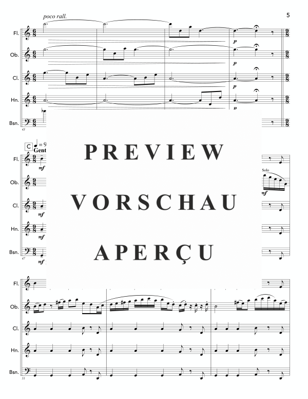 Produktgalerie: Seite 9 von 11 Vignettes, , (Holzbläser Quintett)
