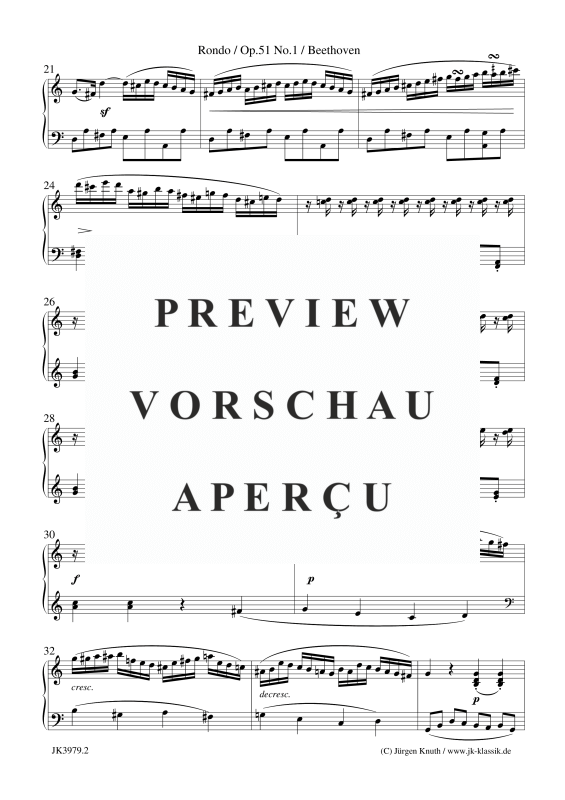 gallery: Rondo Op.51 No.1, , (Klavier Solo)
