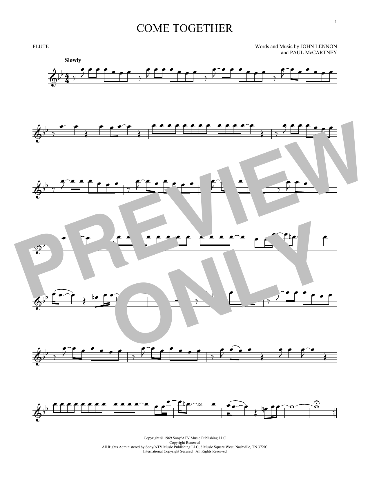 Product gallery: Page 1 of 1 Come Together, The Beatles