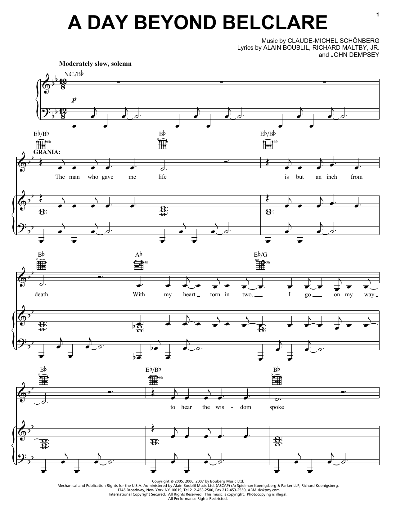 Produktbild zu: A Day Beyond Belclare (from The Pirate Queen)