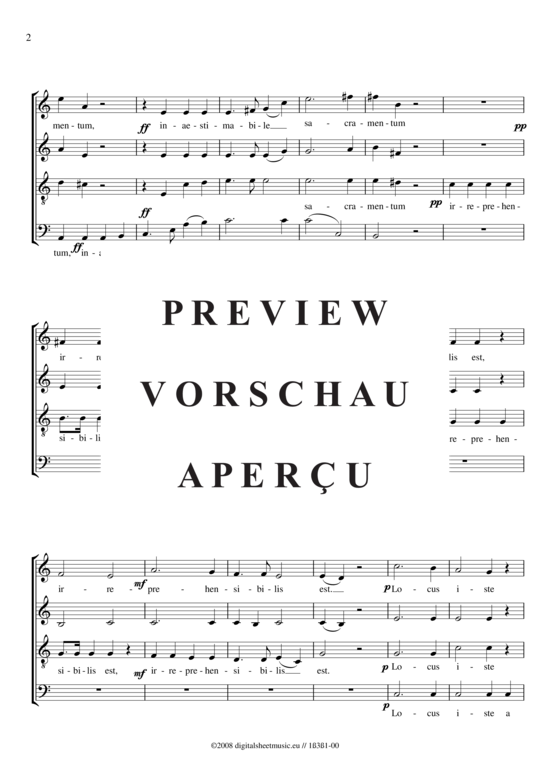 gallery: Locus iste , , (Gemischter Chor)