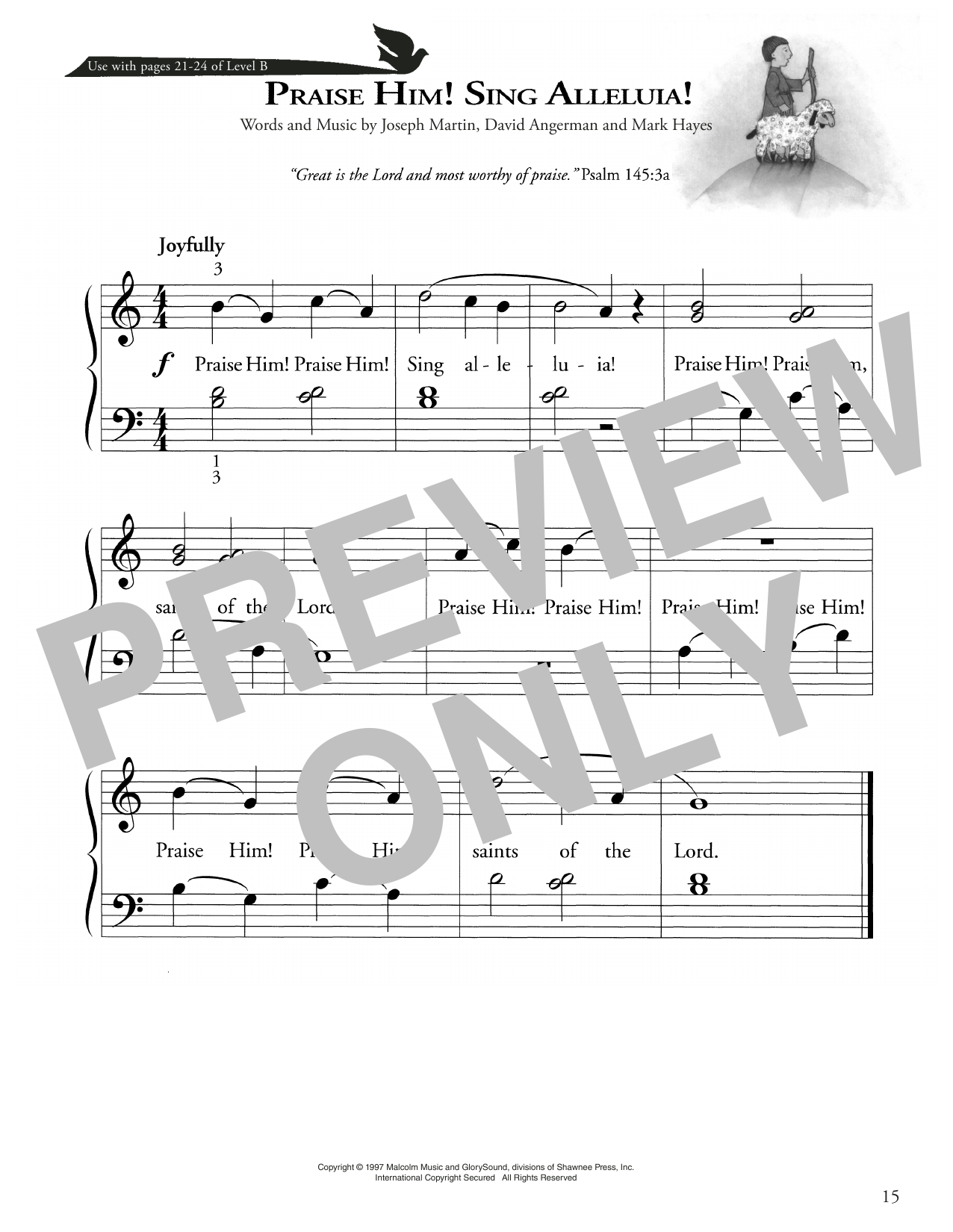 Produktbild zu: Praise Him! Sing Alleluia!