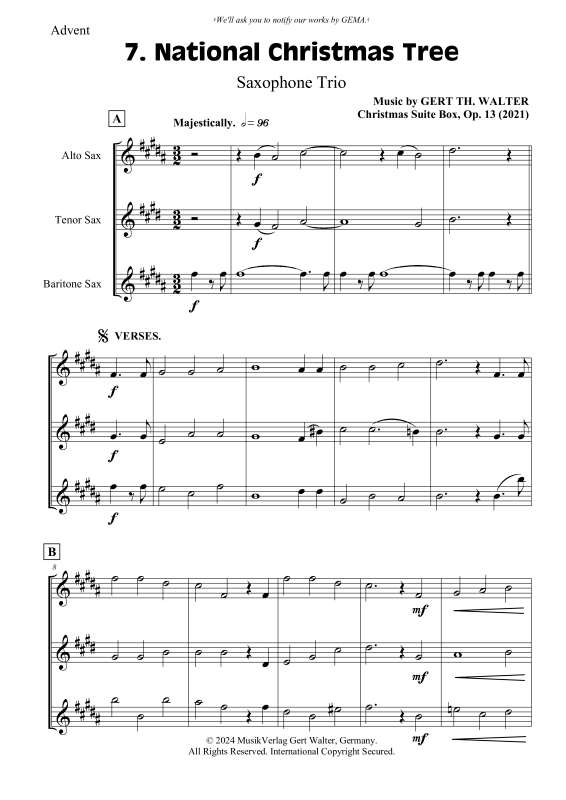 Produktbild zu: National Christmas TreeGert Th. Walter