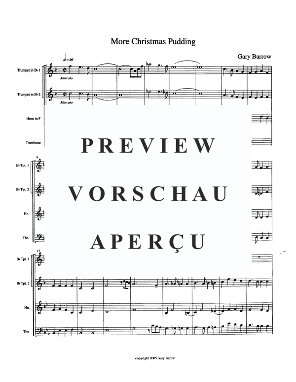 Produktgalerie: Seite 3 von 11 More Christmas Pudding, , Blechbläser Quartett